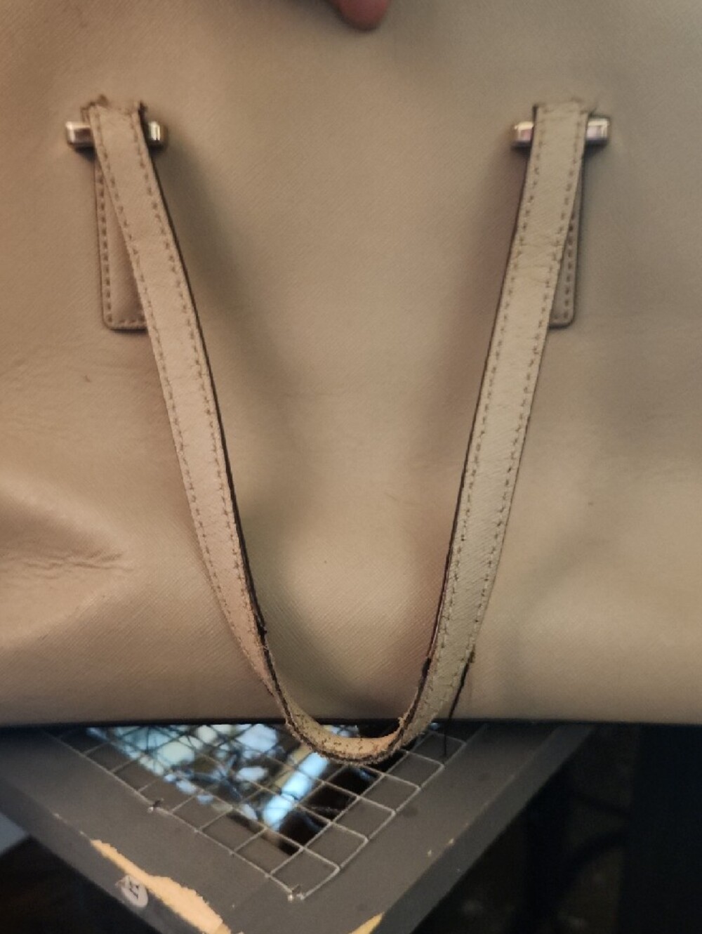 kate spade Gray dome satchel - Picture 3 of 5